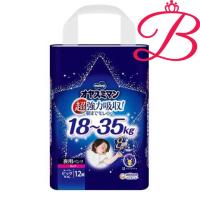 ユニ・チャーム ムーニー  オヤスミマン 女の子 スーパービッグ 18?35kg 紙おむつ パンツ (12 枚入)  ×6セット【 爆買 】 | bellashopヤフー店