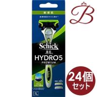 【×24個】シック ハイドロ５ プレミアム　敏感肌　ホルダー 本体＋刃（2個入り）×1セット | bellashopヤフー店