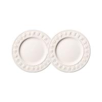 クイーンズウエア　フェスティビティ アイボリー　27cmプレート　ペアギフトセット | ベルセーブ