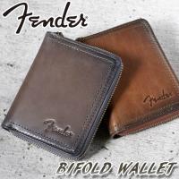 フェンダー 財布 Fender メンズ レディース 二つ折財布 二つ折り財布 二つ折り 折財布 ラウンドファスナー メンズ財布 札入れ カード収納 メンズ小物 レザー | バッグ&リュックの通販Bellezza