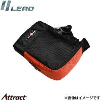 リード工業 ハンドルカバー ブラック/オレンジ 約145mm(幅)×約230mm(高さ) 汎用 LEAD バイク用品 | Attract