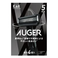 貝印 AUGER 替刃 4個入 | くすりの勉強堂 アネックス