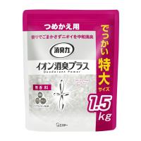 エステー　消臭力クリアビーズ イオン消臭プラス つめかえ用 無香料　特大(1.5kg) | くすりの勉強堂