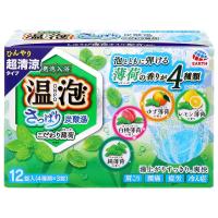 温泡 ONPO さっぱり炭酸湯 こだわり薄荷 12錠 (3錠x4種) | くすりの勉強堂