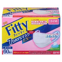 フィッティ 7DAYSマスク EXプラス やや小さめ ホワイト 60枚入 | くすりの勉強堂