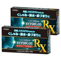 花粉症薬 鼻炎薬 アレルギー専用 【第2類医薬品】 エピナスチン20 RX 40錠 2個セット ※セルフメディケーション税制対象商品 メール便送料無料 | くすりの勉強堂