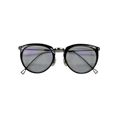 金子眼鏡◇×ISSEY MIYAKE/HEX-IV/NVS/メガネ/メタル/ネイビー/クリア