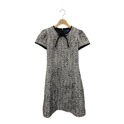 M'S GRACY リボン バックジップ リネン ワンピース イエロー 36 M'SGRACY-エムズグレィシー公式サイト