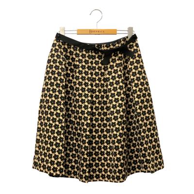 【美品】エムズグレーシー♡小花柄　ウエストリボン　スカート　40 エムズグレイシー スカート（M'S GRACY）のおすすめ人気商品一覧 通販