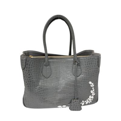 ADMJ クロコ ハンドバッグ トートバッグ クロコ型押し ザ・ビーDカン付ミニトート | A.D.M.J.公式オンラインストア