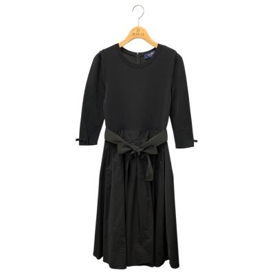 美品】エムズグレイシー ドッキングワンピース ウール ブラック