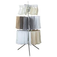 アイリスオーヤマ 高さ調節ができてピンチハンガーとしても使用可能なパラソル洗濯物干し 3段 直径約84cm CLS-173R | べるおさ本舗