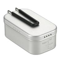 キャンピングムーン(CAMPING MOON) 極厚 メスティン 1合 バリ取り不要 吹きこぼれ防止溝 湯切り穴 付き アウトドア 飯盒 キャンプ 防