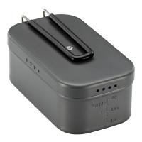 キャンピングムーン(CAMPING MOON) 極厚 メスティン 1合 バリ取り不要 吹きこぼれ防止溝 湯切り穴 付き アウトドア 飯盒 キャンプ 防