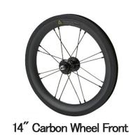 セール DAHON ダホン 14" Carbon Wheel K3用 14インチ カーボンホイール フロント ホイール 自転車 パーツ ウィール タイヤ | ベスポ