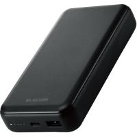 エレコム DE-C34-20000BK モバイルバッテリー 20000mAh USB Power Delivery準拠 20W USB-A出力1ポート USB-C入出力1ポート ブラック | ベスト電器Yahoo!店