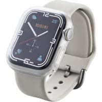 エレコム AW-21BFCUCR Apple Watch シリーズ 7 [ 41mm ] 保護ケース 全面保護 ソフト 耐久性 弾力性 クリア | ベスト電器Yahoo!店