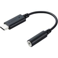 エレコム MPA-C35DBK タイプC 変換 ケーブル USB Type C to イヤホンジャック DAC 搭載 やわらか ブラック | ベスト電器Yahoo!店