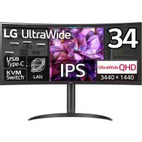 LG 34WQ75C-B 曲面型ウルトラワイド(TM)モニター 34型 LG UltraWide(TM) 3440×1440 21:9 IPS | ベスト電器Yahoo!店