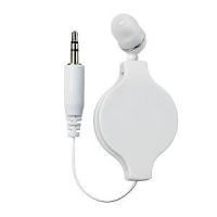 ELPA RE-STKM01-W カナル型 片耳イヤホン 地デジTV用 コード巻取式 1.2m ホワイト | ベスト電器Yahoo!店