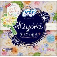 ユニ・チャーム ソフィ Kiyora ホワイトフローラル 72枚 | ベスト電器Yahoo!店