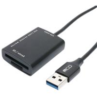 ミヨシ USR-ASD2／BK SD misroSDカードリーダ・ライタ USB3.2Gen1対応 USB-A 70cmロングケーブル搭載 ブラック USRASD2／BK | ベスト電器Yahoo!店