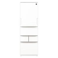 【推奨品】シャープ 冷蔵庫 408L 左右付替 5ドア 幅60cm プラズマクラスター シャキット野菜室 節電25モード SJ-XW41P-W ホワイト系 | ベスト電器Yahoo!店