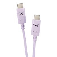 エレコム MPA-CCF10PUF しろちゃんUSB Type-Cケーブル 1.0m スリーピー(パープル) | ベスト電器Yahoo!店