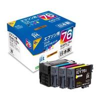 ジット JITAE764P エプソン EPSON：IC4CL76（大容量）（4色パック）対応 ジット リサイクルインクカートリッジ 目印：地球儀 | ベスト電器Yahoo!店