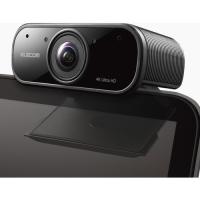 エレコム UCAM-CX80FBBK Webカメラ 830万画素 4K対応 オートズーム機能付き ブラック | ベスト電器Yahoo!店