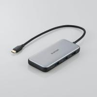 エレコム DST-C26SV USB Type-Cデータポート／4K／60Hz対応ドッキングステーション | ベスト電器Yahoo!店