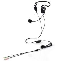 エレコム HS-NB03SBK 両耳3極ネックバンドヘッドセット HSNB03SBK | ベスト電器Yahoo!店