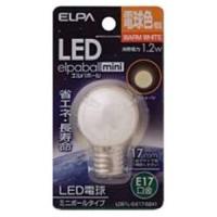 ELPA LDG1L-G-E17-G241 LED電球 「ミニボールG30形」(電球色・口金E17) | ベスト電器Yahoo!店