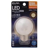 ELPA LDG1L-G-G271 LED電球 「ミニボールG50形」(電球色・口金E26) | ベスト電器Yahoo!店
