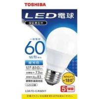 東芝 LDA7D-G／K60V1 LED電球 広配光 昼光色 60Ｗ形相当 | ベスト電器Yahoo!店