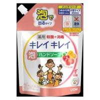 ライオン キレイキレイ薬用泡ハンドソープ フルーツミックスの香り つめかえ用大型サイズ 450ml キレイアワHSフルーツミックスカエダイ | ベスト電器Yahoo!店