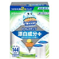 ジョンソン スクラビングバブル トイレスタンプ漂白 ホワイティーシトラス 替え２Ｐ | ベストテック ヤフー店