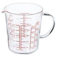 MJCW-50-R-BK 耐熱ガラスメジャーカップワイド500 500ML クリア | ベストテック ヤフー店