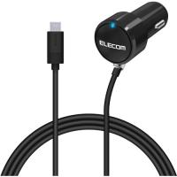 エレコム MPA-CCC07BK カーチャージャー Type-C USB-C ストレートタイプ 1.5m 3.0A インジケーター搭載 ブラック | ベストテック ヤフー店