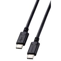 エレコム MPA-CC5P10BK USB2.0ケーブル(C-C、100W対応) 1.0m ブラック | ベストテック ヤフー店