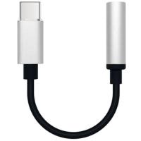 MeteorA ADTC001SL USB Type-C to φ3.5ステレオミニプラグ変換ケーブル シルバー | ベストテック ヤフー店