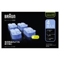 【推奨品】ブラウン クリーン&amp;リニューシステム専用洗浄液カートリッジ メンズシェーバー用 CCR4 CR（4個入り） | ベストテック ヤフー店