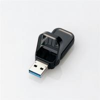 エレコム MF-FCU3064GBK フリップキャップ式USBメモリ ブラック | ベストテック ヤフー店