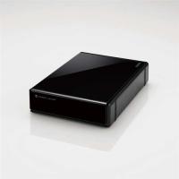エレコム ELD-QEN2020UBK SeeQVault対応3.5インチ外付けハードディスク 2TB | ベストテック ヤフー店
