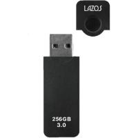リーダーメディアテクノ L-US256-CPB キャップ式256GUSBメモリ Lazos 10cm 黒 LUS256CPB | ベストテック ヤフー店