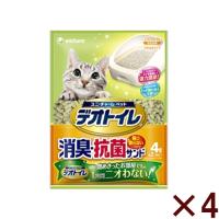 ユニ・チャーム １週間消臭・抗菌デオトイレ飛び散らない消臭・抗菌サンド ４Ｌ 【4個セット】 | ベストテック ヤフー店