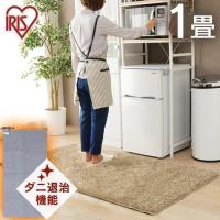 ホットカーペット 1畳 本体 電気カーペット ホットマット おしゃれ 床暖房 電気マット 省エネ ダニ退治 アイリスオーヤマ IHC-10-H (AZ) | 快適ホームライフ Yahoo!店