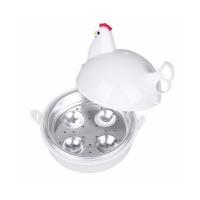 ゆでたまご器 ゆで卵 ゆで卵メーカー ゆでたまご 電子レンジ 調理器具 調理用品  安全 簡単 加熱 ((S