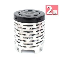 2個セット ストーブ ガスコンロ シングルバーナー ヒーター カセットガス  アウトドア キャンプ 冬 暖房 遠赤外線 釣り ツーリング ((S