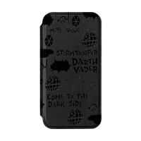 PGA Premium Style iPhone14Pro 用 ガラスフリップケース ダース・ベイダー PG-DGF22Q30DV | ベストワン